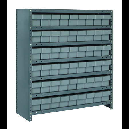 QUANTUM STORAGE SYSTEMS Euro Drawer Shelving Closed Unit CL1839-604GY